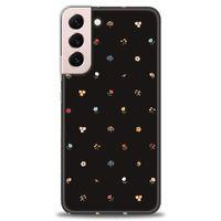 Samsung Galaxy S22 Plus Kılıf HD Baskılı Kılıf - Flower + Tam Ekran Koruyucu