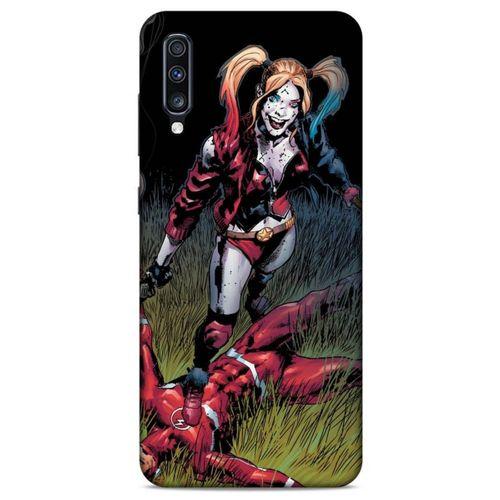 Samsung Galaxy A70 Uyumlu Kılıf Harley Quinn (40) Fit Silikon Kılıf Leylak