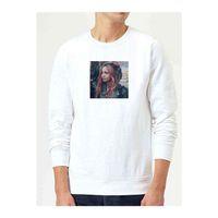 Riverdale Toni Topaz Baskılı Beyaz Erkek Sweatshirt