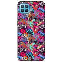 Graffitix (8) Desenli Silikon Kapak Oppo Reno 4 Lite Kılıf