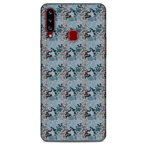 Kamuflaj 27 Samsung Galaxy A20s Kılıf Silikon Kapak