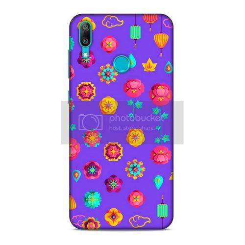 Origami Mor Huawei Y7 Prime 2019 Kılıf