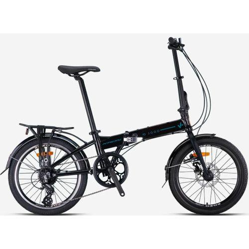 Kron FD3000 20 Jant Hidrolik Fren Katlanır Bisiklet Siyah-Turkuaz