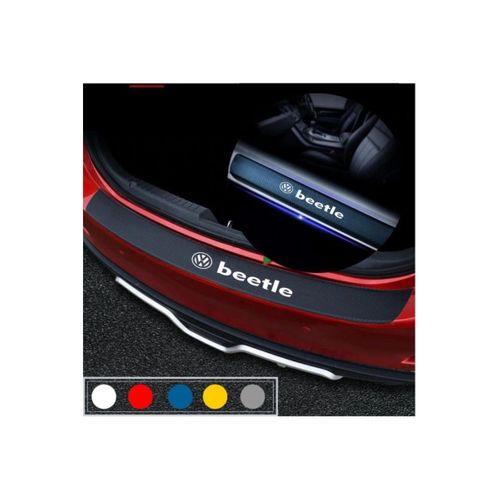 Volkswagen Beetle İçin Uyumlu Aksesuar Oto Bagaj Ve Kapı Eşiği Sticker Seti Karbon