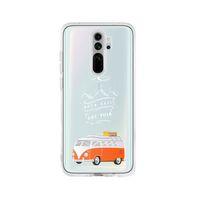 Redmi Note 8 Pro Rota Belli Desenli Premium Şeffaf Silikon Kılıf