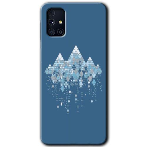 Samsung Galaxy M31s Kılıf Kapak - İceberg +Hayalet Ekran Yandan Gözükmez