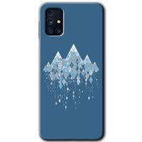 Samsung Galaxy M31s Kılıf Kapak - İceberg +Hayalet Ekran Yandan Gözükmez