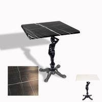 Dockers Çipa 1003 Döküm Ayak Kare Masa 80x80 cm - (Werzalit, Wermodin ve Allzalit Tabla) - Palazzo