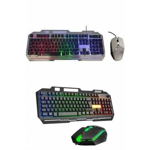 Rgb Işıklı   Klavye Q Klavye Mouse Hediyeli