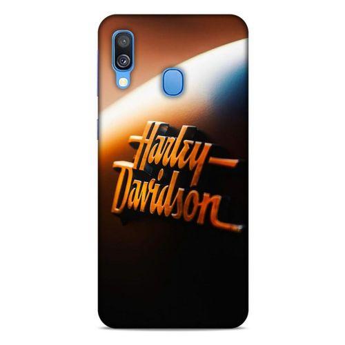 Samsung Galaxy A40 Uyumlu Kılıf Motorsiklet (47) Crystal Flex Kılıf Harley