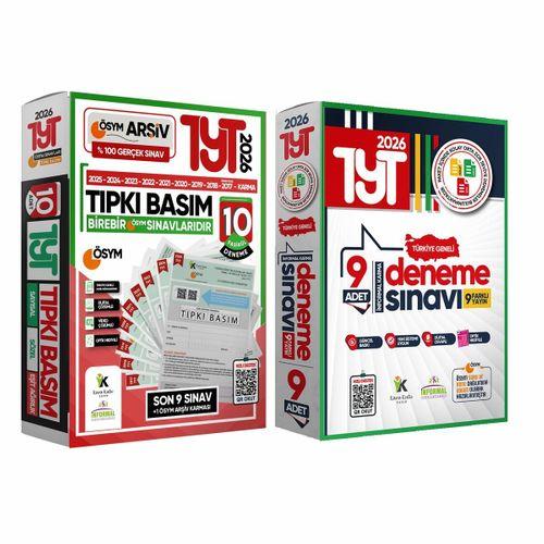 2026 YKS-TYT Ösym Çıkmış Soru 10lu Tıpkı Basım ve Kurumsal 9lu Özgün Paket Deneme Türkiye Geneli