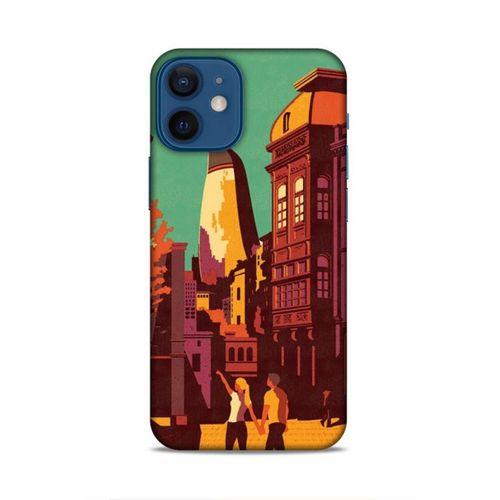 Apple iPhone 12 Mini Uyumlu Kılıf Azarbaijan (44) Tough Armor Kılıf Bakü Çizim