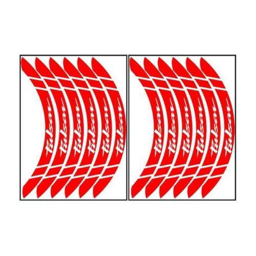 BAJAJ Bajaj Reflektör Kırmızı Pulsar Uyumlu Büyük 1 Set Jant Şeridi