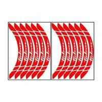 BAJAJ Bajaj Reflektör Kırmızı Pulsar Uyumlu Büyük 1 Set Jant Şeridi