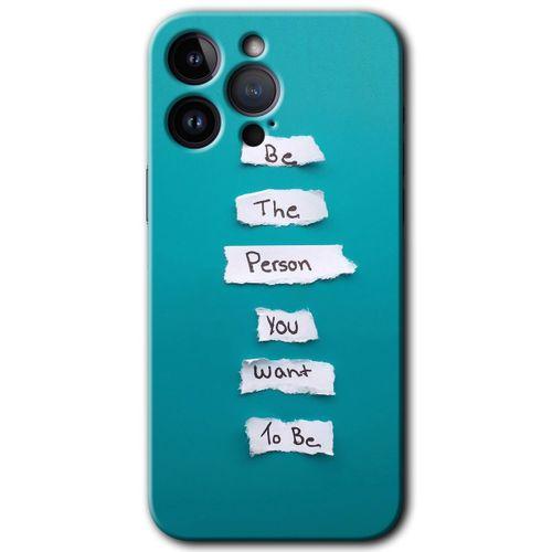 Potkal Hediye Fabrikası Potkal Hediye Fabrikası iPhone 14 Pro Max Kılıf HD Desen Baskılı Arka Kapak - Temperli Cam - Want You