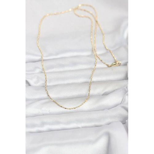 CM 14K Gold Renk Parçalı Topçuk Model 60 cm Kadın Kolye