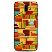 Lopard Samsung Galaxy J6 Plus Uyumlu Kılıf Wood'X (46) Core Armor Kılıf Desenli