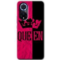 MRCİLETİSİM Huawei Nova 9 Kılıf HD Desen Baskılı Arka Kapak+Temperli Cam - Queen