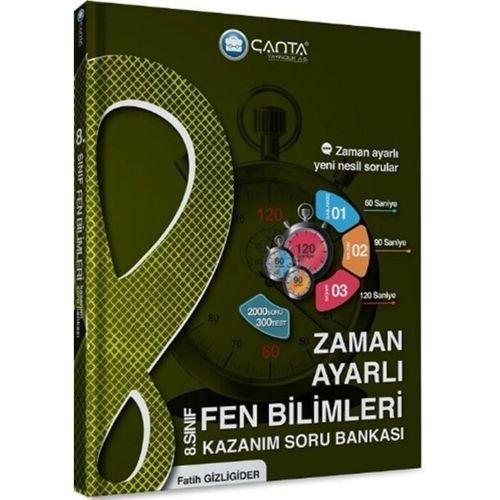 8. Sınıf Fen Bilimleri Zaman Ayarlı Kazanım Soru Bankası Çanta Yayınları
