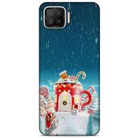 Oppo A73 Kılıf Snowix (13) Silikon Kap Kırmızı