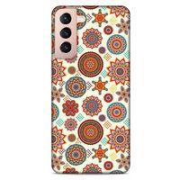 Lopard Samsung Galaxy S21 Uyumlu Kılıf Ethnic Culture (41) Tank Kılıf
