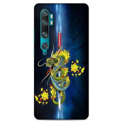 Lopard Xiaomi Mi Cc9 Pro Uyumlu Kılıf Tattoo's (2) Kabı Ejderha Dövmesi