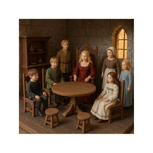 Château Fort M di Val 1/12 Bölüm 04 Salon (Bu ürün Sadece Plastik parçadır - Almadan Önce Soru Sorabilirsiniz)