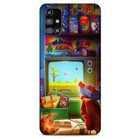 Retro (25) Desen Antişok Kapak Renkli Samsung Galaxy M31s Kılıf