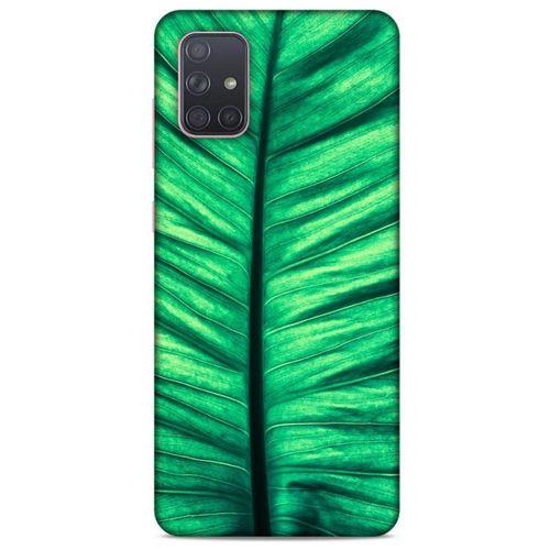Lopard Samsung Galaxy A71 Uyumlu Kılıf Bahar (9) Kılıf Damarlı Yaprak