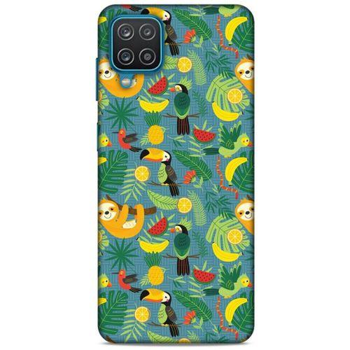 Lopard Samsung Galaxy A12 Uyumlu Kılıf Animax (86) Glitter Kılıf