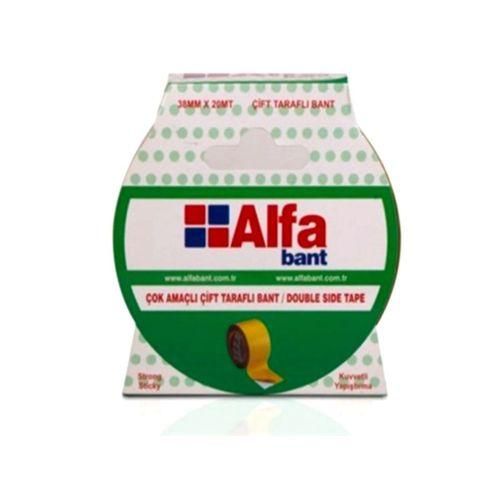 Alfa Çift Taraflı Bant 18Mmx20Mt - 1 adet