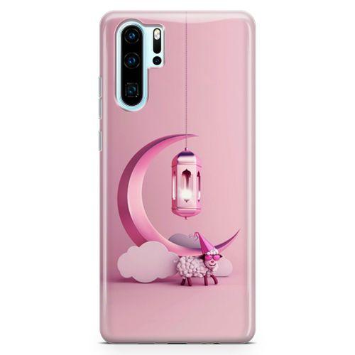 Huawei P30 Pro Kılıf Pembe Süsler Arka Kapak Koruma Desenli Full Koruyucu