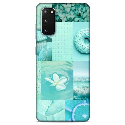 Samsung Galaxy S20 Uyumlu Kılıf Yeşil Delisi (36) Glitter Kılıf Tropikal orman yeşili