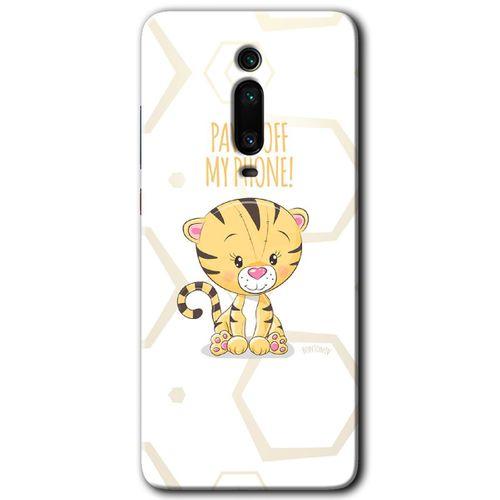 MRCİLETİSİM Xiaomi Mi 9T Kılıf HD Desen Baskılı Arka Kapak+Temperli Cam - Sevimli Kedi 1