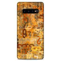 Lopard Samsung Galaxy S10 Plus Uyumlu Kılıf Soyut Sanat (38) Desenli Neo Hybrid Kılıf