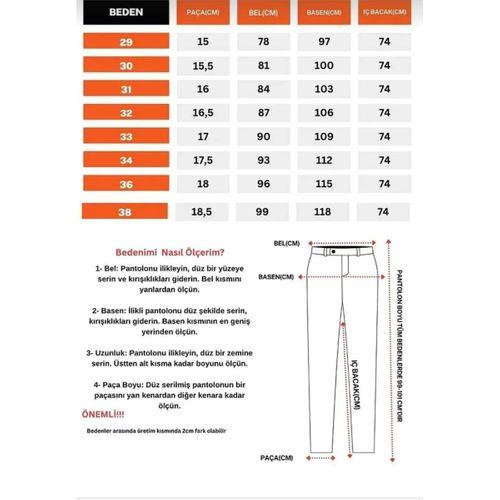 Erkek Slim Fit Likralı Bilek Boy Dilli Kumaş Pantolon