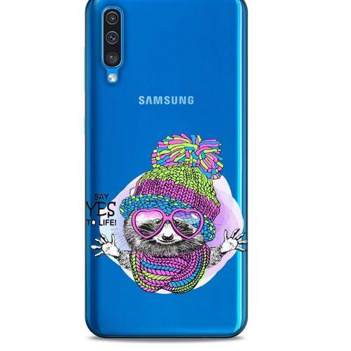 Zoologix (2) Samsung Galaxy A21s Şeffaf Kılıf Silikon Desenli