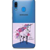 Zoologix (22) Samsung Galaxy M10 Şeffaf Kılıf Silikon Desenli