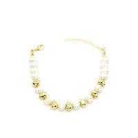 İnci Bileklik - Altın