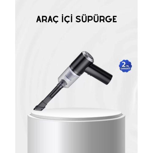 Kablosuz El Süpürgesi – Araç İçi Temizlik İçin 5500pa Güçlü Emiş, Usb Şarjlı