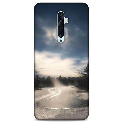 Lopard Oppo Reno 2z Uyumlu Kılıf Gece'S (27) Tasarımlı Kılıf Dolunay