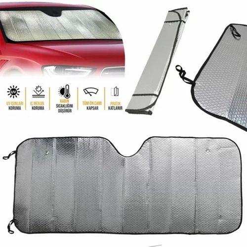Araç Ön Cam Güneşlik Uv Ve Isı Koruma Katlanabilir Toyota Corolla Skoda Superb Dacia Duster Ford Focus