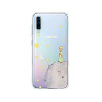 Samsung A50 Küçük Prens Desenli Premium Şeffaf Silikon Kılıf
