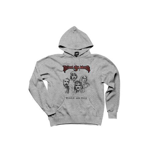 Black Sabbath Heaven And Hell Gri Kapşonlu Sweatshirt Hoodie