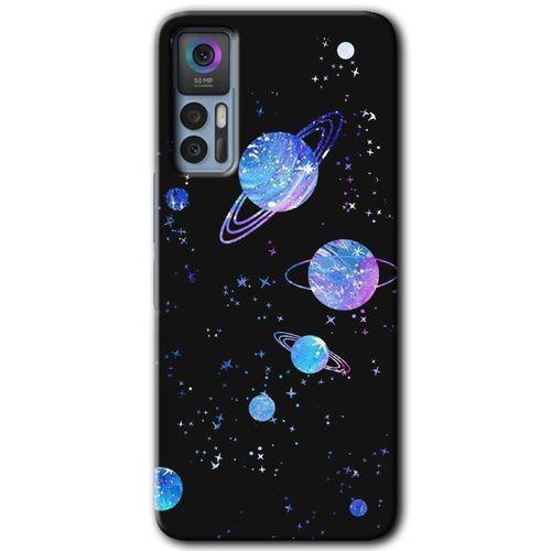 TCL 30 Plus Kılıf HD Desen Baskılı Arka Kapak - Samanyolu Galaksi