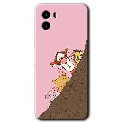 Potkal Hediye Fabrikası Vivo Y15s Kılıf HD Desen Baskılı Arka Kapak - Winnie the Pooh