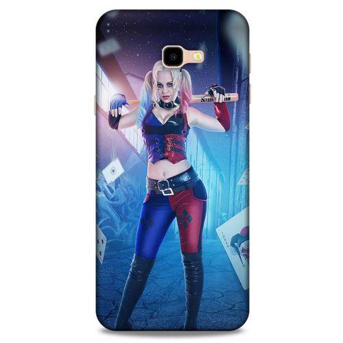 Samsung Galaxy J4 Plus Uyumlu Kılıf Harley Quinn (31) TPU Kılıf Lavanta mavisi