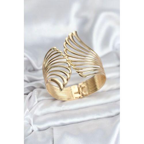 Pirinç Gold Renk Vintage Kadın Bileklik