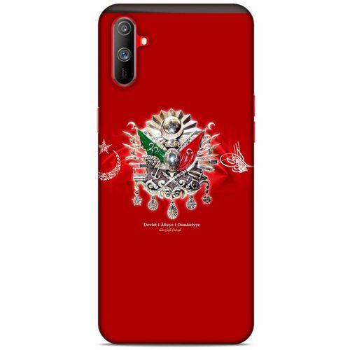 Realme C3 Uyumlu Kılıf Ottoman (13) Silikon Kap Tuğra