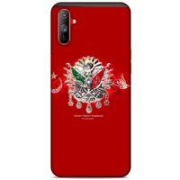 Realme C3 Uyumlu Kılıf Ottoman (13) Silikon Kap Tuğra